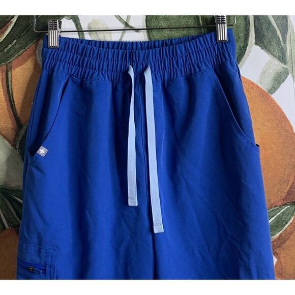 FIGS Technical Collection Small Blue Drawstring Scrub Jogger Pants - Picture 4 of 6